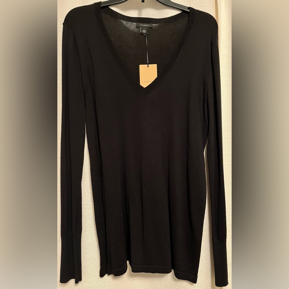 Halogen V-neck Sweater, 1